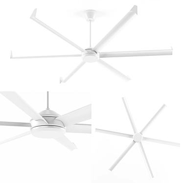 Benima Oversize Ceiling Fan 3D model image 1 