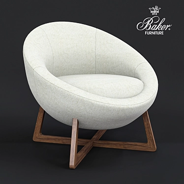 Pod Lounge Chair: Ultimate Comfort in Style 3D model image 1 