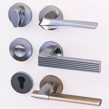 Urban Collection Door Handles - Flame, Line, Ajax 3D model image 1 