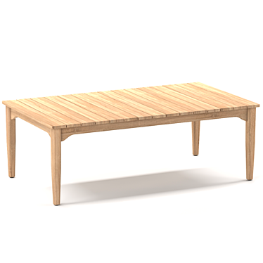 Manhattan Modern Coffee Table 3D model image 1 