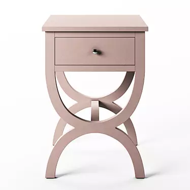 Classic Maxine Accent Table - Elegant and Functional 3D model image 1 
