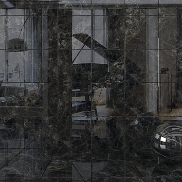 Anthracite Wall Tiles: Modern Multi-Texture Design 3D model image 1 