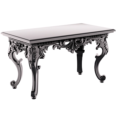 Elegant Aquitaine Console Table 3D model image 1 
