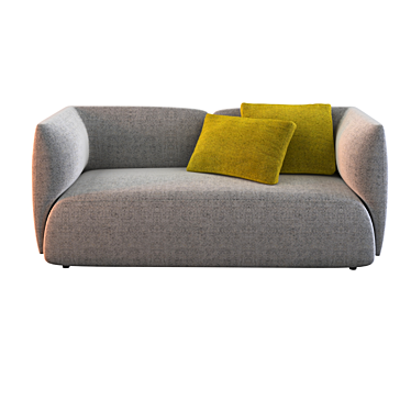 Cozy Italian Sofa - Composition 02 3D model image 1 