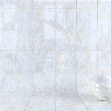 Amazon Bone Wall Tiles - Stunning Multi-textured Design 3D model image 1 