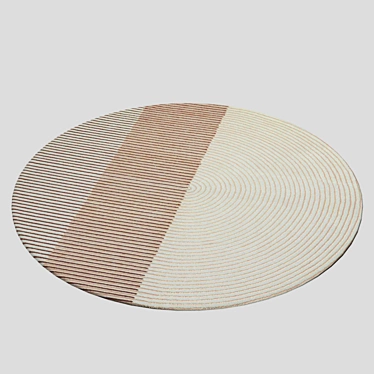 Pink Dream Round Rug by GAN 3D model image 1 