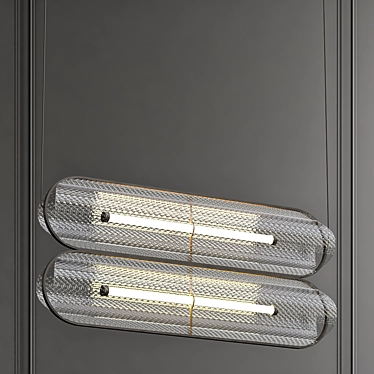 Sleek Modern Pendant: VALE 2013 3D model image 1 