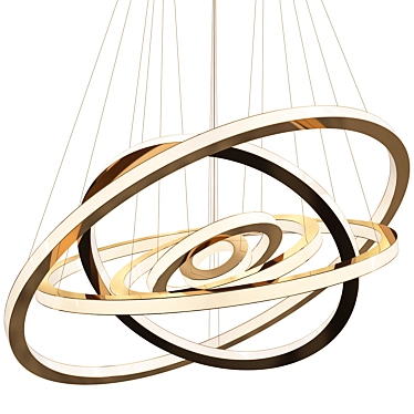 Salo Lunar Pendant Light 3D model image 1 