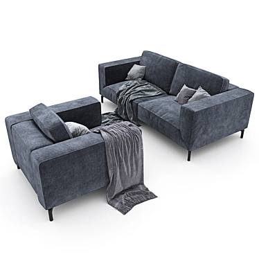 Luxury Modern Sofa - Natuzzi Golf 3D model image 1 