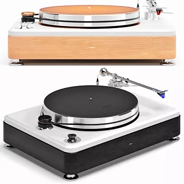 Premium Runwell Vinyl Player 3D model image 1 