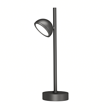 Everest LED Floor Lamp, White/Grey 3D model image 1 