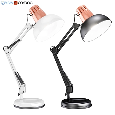 Arte Lamp Luxo: Elegant Table Lamp 3D model image 1 