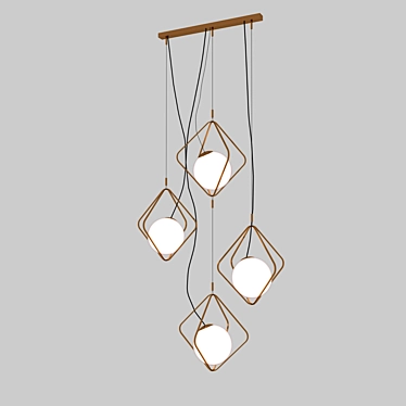 Brokis Cooper Pendant Chandelier 3D model image 1 