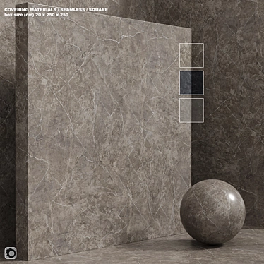 Seamless Stone Marble Set 157 3D model image 1 