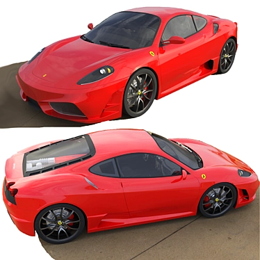 Sleek Ferrari F430 - Vray Render Ready 3D model image 1 