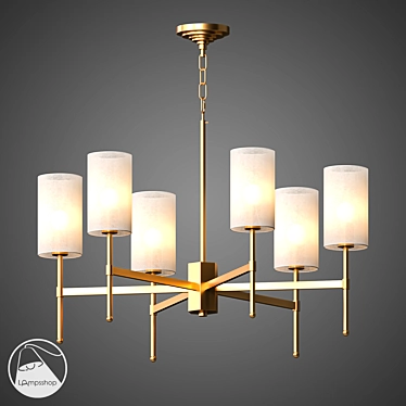 Whirling Chandelier - L1122 Whirligig 3D model image 1 