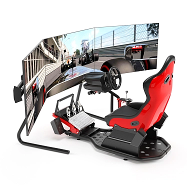 Ultimate Racing Simulator Experience 3D model image 1 