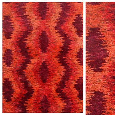 Ikat Verve Contemporary Rug 3D model image 1 