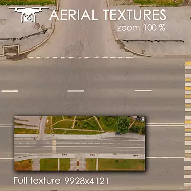 Aerial Terrain Texture 3D model image 1 