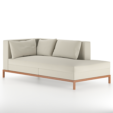 Convertible Day Bed Couch 3D model image 1 