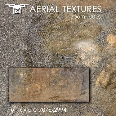 Seamless Aerial Landscape Texture 3D model image 1 