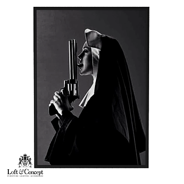 Elegant Nun Poster by Loft 3D model image 1 