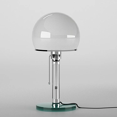 Corona 4 Table Lamp - Vintage Elegance 3D model image 1 