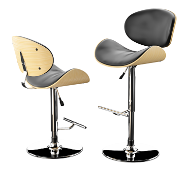 Flexible Bar Stool 3D model image 1 