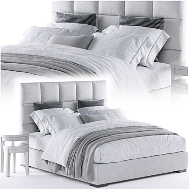 Elevate Your Bedroom: Meridiani Bardo 3D model image 1 