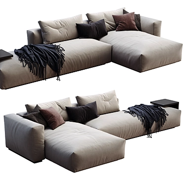 Modern Indera Sintese Sofa 3D model image 1 