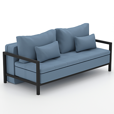 Modern Kingblood Sofa: 194x93x86cm 3D model image 1 