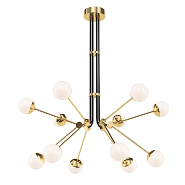 Elegant Bullarum Pendant Lamp 3D model image 1 