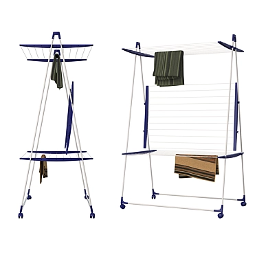 Leifheit Tower 300: Deluxe Clothes Dryer 3D model image 1 