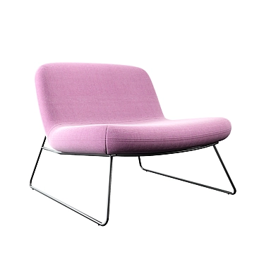 Sleek Java Lounge Chair: Comfort and Style 3D model image 1 