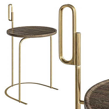 Modern Handle Side Table 3D model image 1 