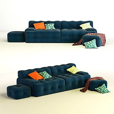 Designer Sofabed: RocheBobois Blogger 3D model image 1 