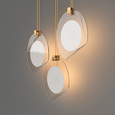 Elegant OVOLO Pendant: Perfect Lighting Solution 3D model image 1 