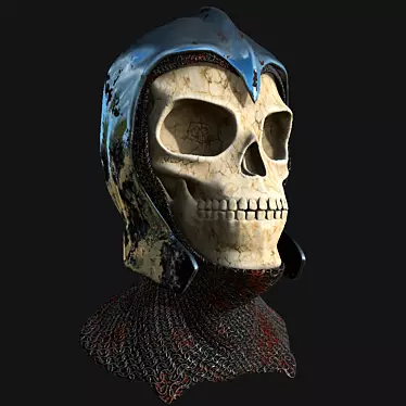  Skull Rider Helmet 3D model image 1 
