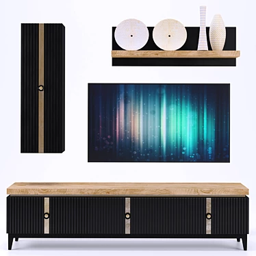 TV Stand R1 - tv wall