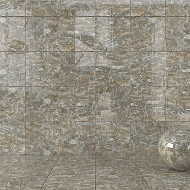 Jupiter Brown Wall Tiles: Multi-texture, High-Quality, Easy to Install 3D model image 1 