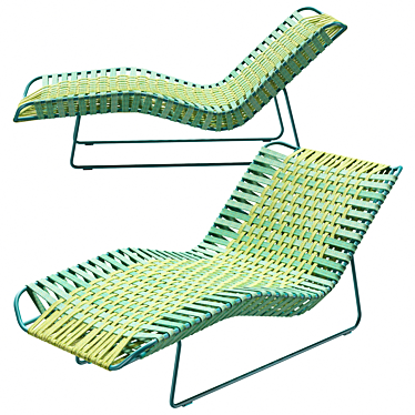 Telar Chaise Longue: Sleek and Stylish Seating 3D model image 1 