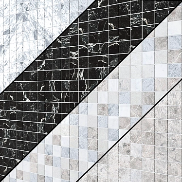 Marmori 8 Species: Elegant Mosaic Tiles 3D model image 1 