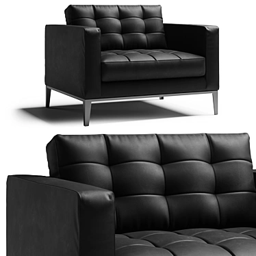 Timeless Elegance: B&B Italia AcLounge Armchair 3D model image 1 