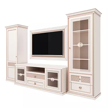 Isotta Mini 2.2 Living Room Set 3D model image 1 