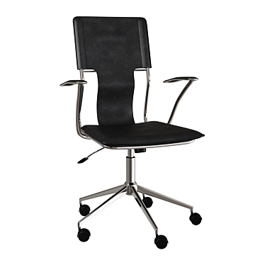 Elegant and Compact Locke Desk Chair 3D model image 1 