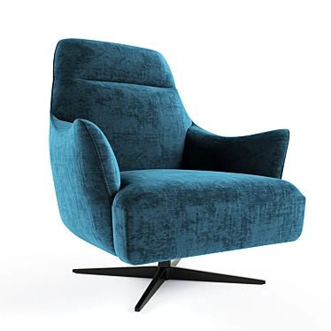 Natuzzi Calma Armchair: Modern Elegance 3D model image 1 