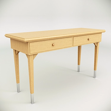 Elegant Classic Work Table 3D model image 1 