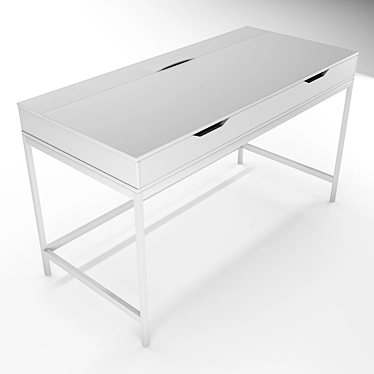 Modern Alex Table with Cable Management 3D model image 1 