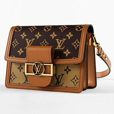 LV Mini Dauphine: Luxury Summer Accessory 3D model image 1 