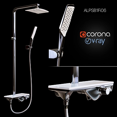 IDDIS ALPSB1Fi06 Shower System 3D model image 1 